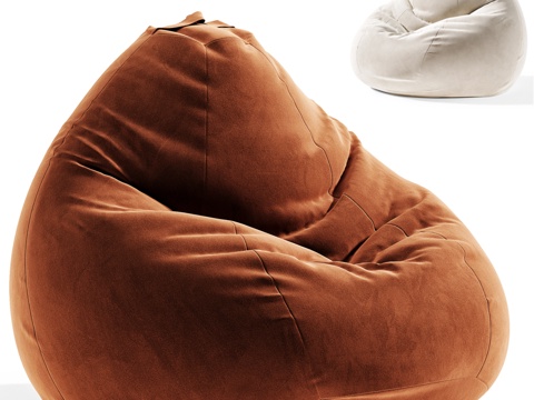  现代懒人沙发3d模型 