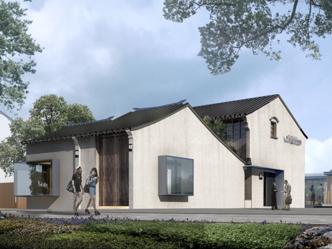 民宿建筑外观  最新全套施工图设计cad施工图