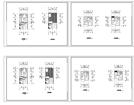 度假民宿建筑 最新全套施工图设计cad施工图