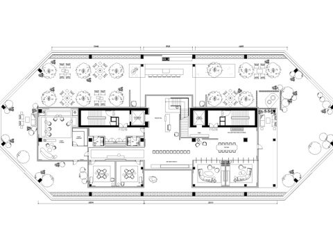 露营酒吧 平面图 屋顶咖啡厅包间 酒馆 清吧cad施工图