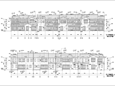 度假民宿建筑 最新全套施工图设计cad施工图