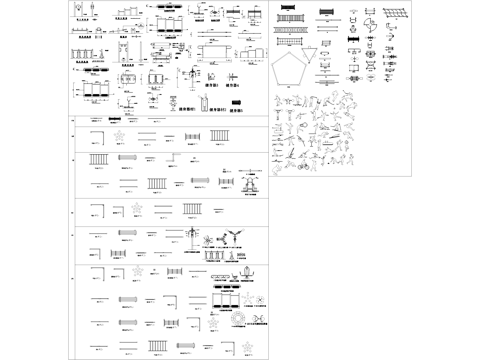 运动健身器材器械CAD图块图库cad施工图