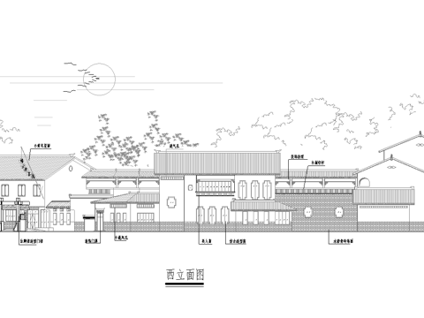 客栈酒店建筑 最新全套施工图设计cad施工图cad施工图