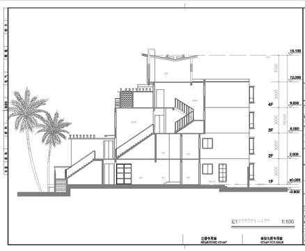 度假民宿建筑 最新全套施工图设计cad施工图