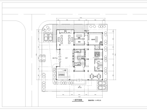 民宿会所 最新平面施工图设计cad施工图