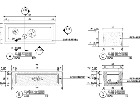 马槽cad施工图