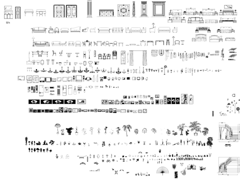 工装综合图库CADcad施工图
