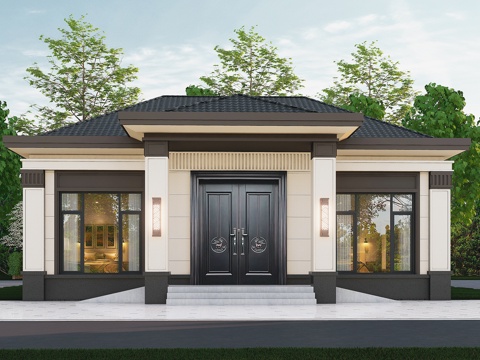 自建房外观 最新全套施工图设计cad施工图