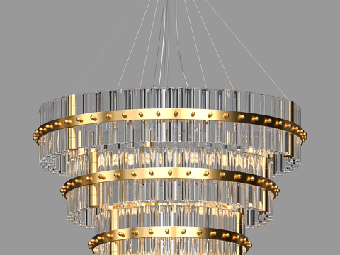  现代简约轻奢吊灯 吊灯 简约吊灯 餐厅吊灯 玻璃吊灯 灯3d模型 