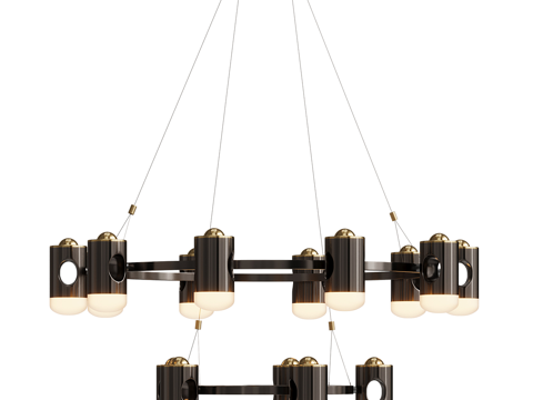  现代简约吊灯 吊灯 简约吊灯 餐厅吊灯 吊灯 灯3d模型 