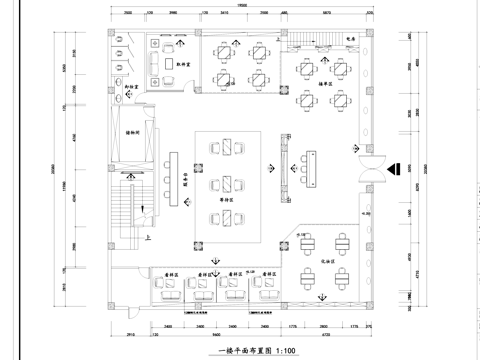 中山婚纱影楼室内装饰CAD施工图cad施工图