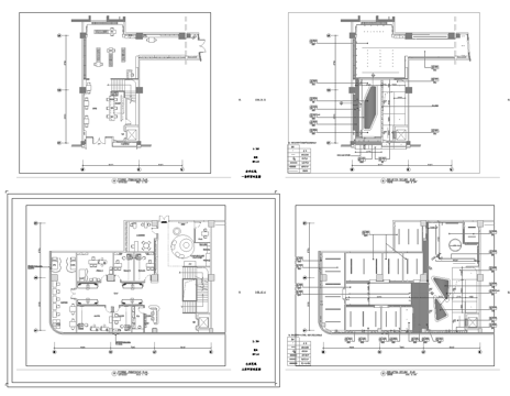 眼镜店 最新全套施工图设计cad施工图