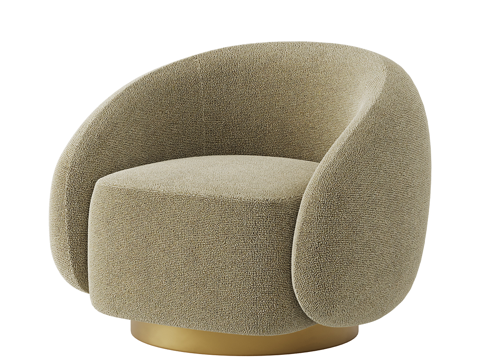  现代简约单人沙发 单人沙发 简约沙发 休闲沙发 客厅沙发3d模型 