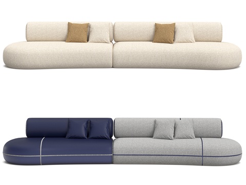  现代简约双人沙发 双人沙发 简约沙发 客厅沙发 休闲沙发 抱3d模型 