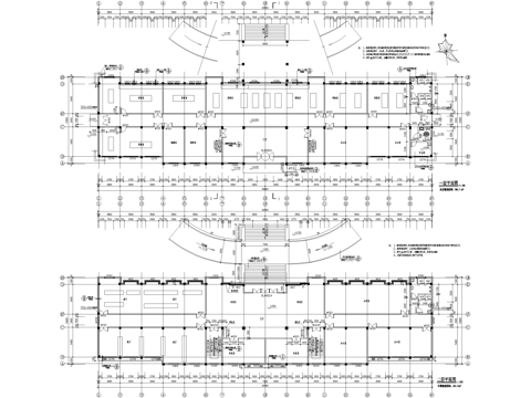 四层厂区办公楼建筑cad施工图cad施工图