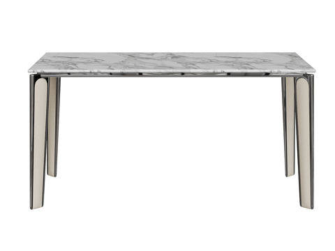  现代简约餐桌 餐桌 简约餐桌 大理石餐桌 桌子 方形餐桌3d模型 