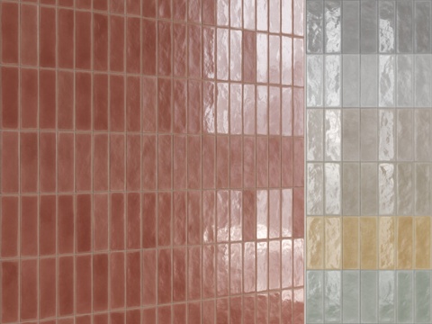  现代墙面瓷砖3d模型 