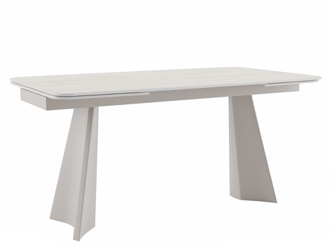  现代简约餐桌 餐桌 简约餐桌 餐厅餐桌3d模型 