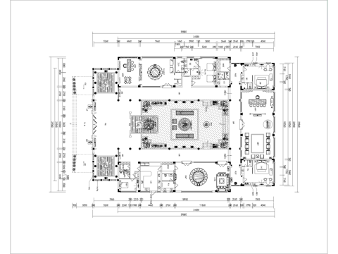 高档娱乐会所 最新全套施工图设计cad施工图