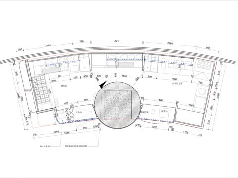 奶茶店 最新全套施工图设计cad施工图