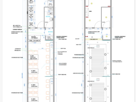 奶茶店  最新全套施工图设计cad施工图