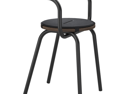  现代简约单人椅子 椅子 简约椅子 休闲椅子 凳子 餐厅椅子3d模型 