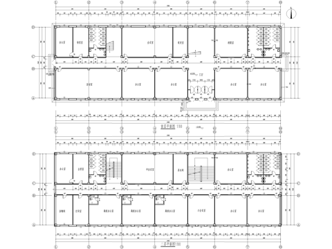 五层办公楼建筑cad施工图