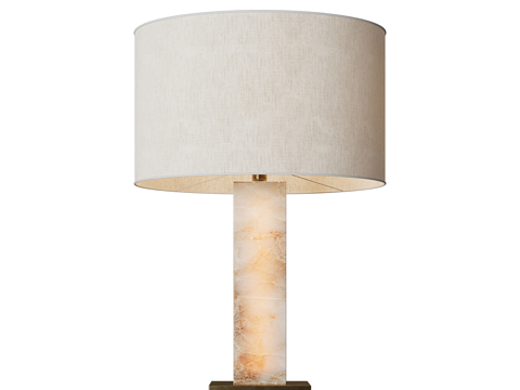  北欧简约台灯 台灯 简约台灯 休闲台灯 书房台灯 灯3d模型 