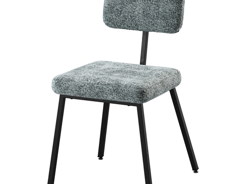  现代简约单人椅子 椅子 简约椅子 休闲椅子 凳子 餐厅椅子3d模型 