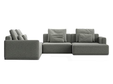  现代简约双人沙发 双人沙发 简约沙发 客厅沙发 休闲沙发 抱3d模型 