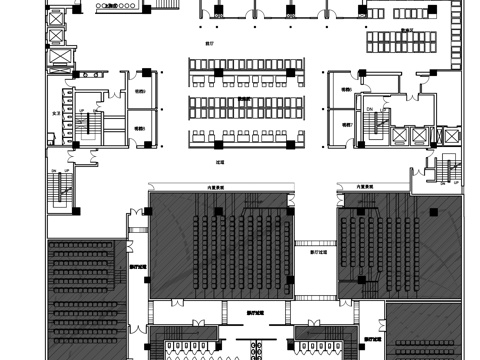 电影院 最新全套施工图设计cad施工图