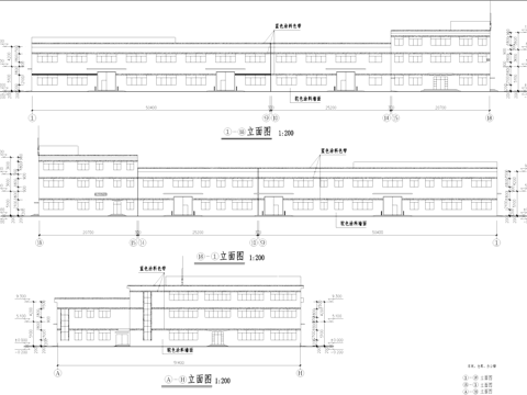 仓库车间办公楼工业建筑CAD施工图cad施工图
