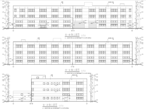 汽车零部件车间办公活动厂房工业建筑CAD施工图cad施工图