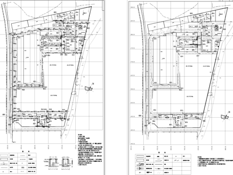 纺织厂工业园区规划平面CAD施工图cad施工图