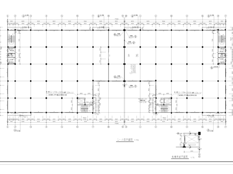 车间厂房工业建筑CAD施工图cad施工图