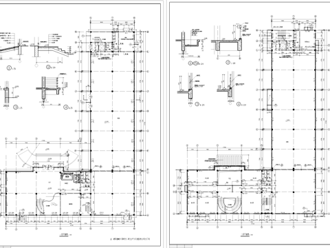 医用器械厂房车间工业建筑CAD施工图cad施工图