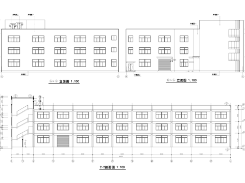 乡村经济联合社厂房工业建筑CAD施工图cad施工图