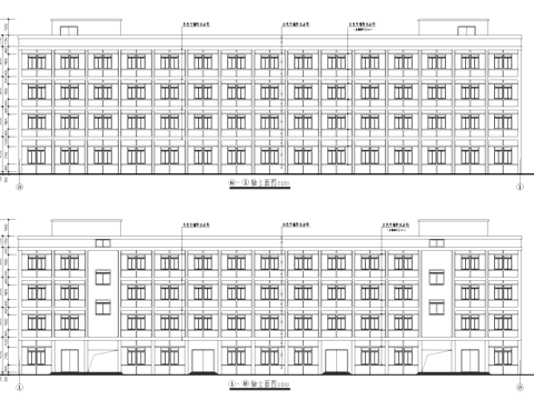 嘉越针织厂车间厂房工业建筑CAD施工图cad施工图