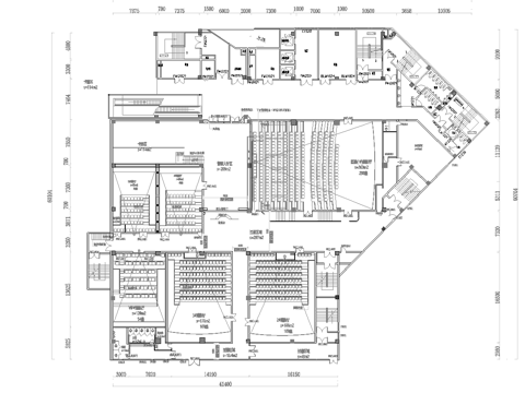 电影院 最新全套施工图设计cad施工图