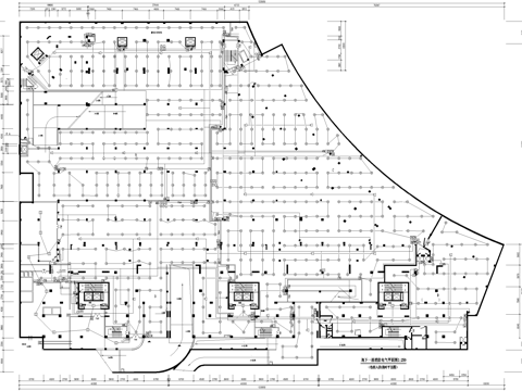 地下层消防电气平面图 报警器消防图 烟感消防图 系统图cad施工图