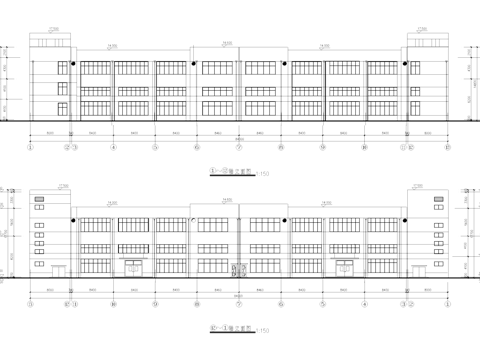 工业车间厂房建筑CAD施工图集cad施工图