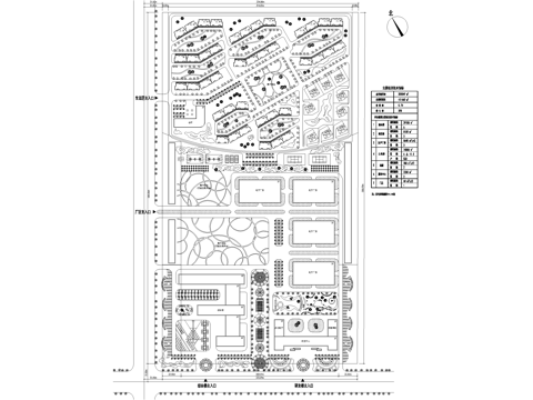 厂房工业园区生活区产业园景观规划平面图cad施工图