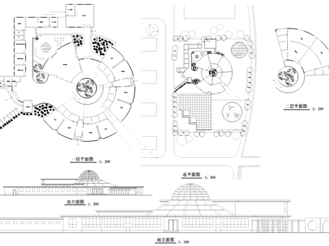 托儿所幼儿园建筑设计CAD施工图cad施工图