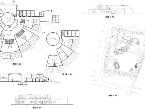 幼儿园托儿所建筑设计CAD施工图cad施工图cad施工图
