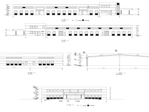 生产车间厂房工业建筑规划CAD施工图cad施工图cad施工图