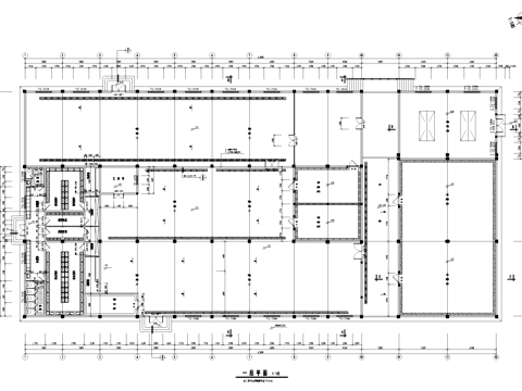 水产公司冷藏库冷冻间工业建筑CAD施工图cad施工图