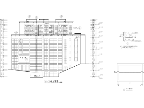 大型农贸市场住宅综合楼建筑CAD施工图集cad施工图