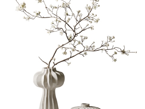  现代花瓶3d模型 