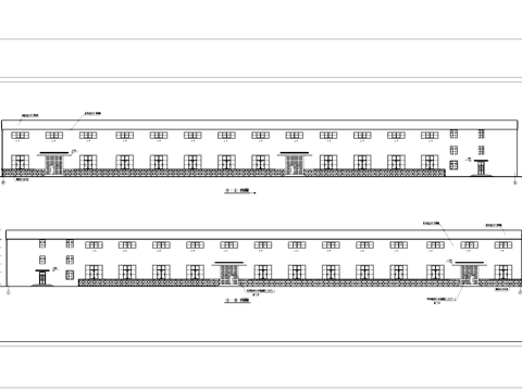 检修车间车床加工厂房工业建筑结构CAD施工图cad施工图
