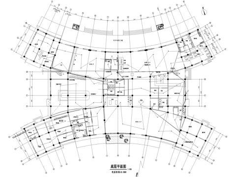 航站楼消防平面图 烟感报警系统图cad施工图cad施工图